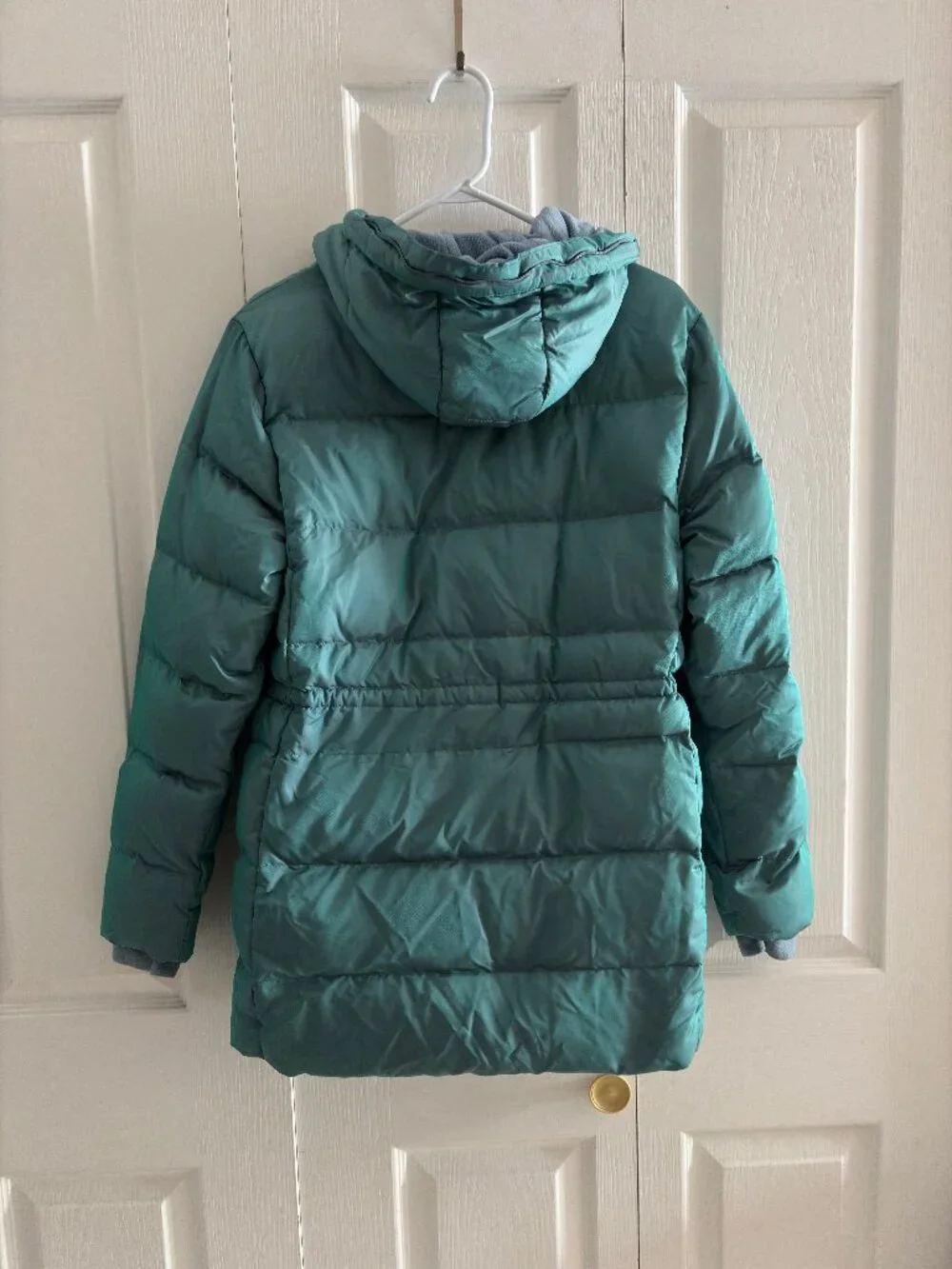 LIKE NEW, Eddie Bauer girls chameleon DOWN parka, size XL (16)